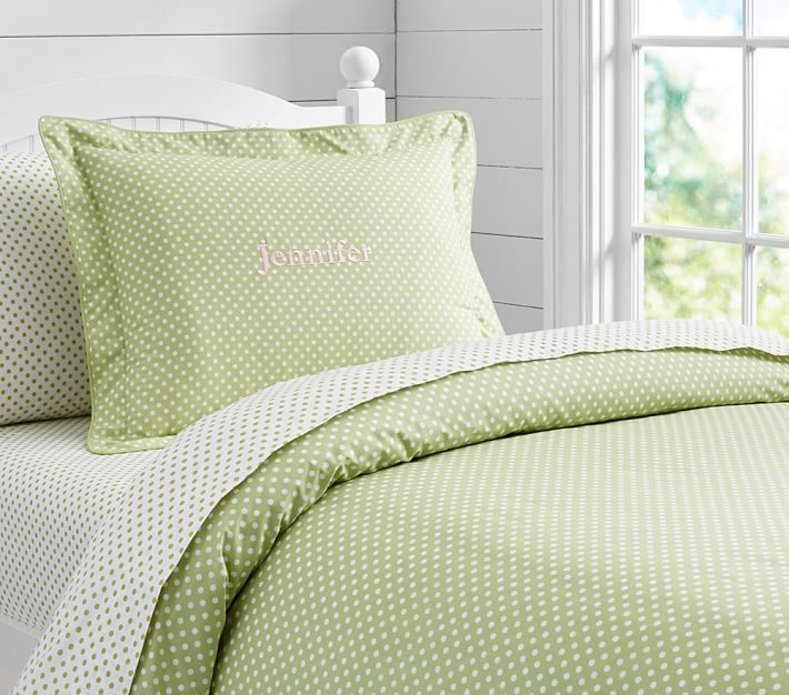 Mini Dot Duvet Cover & Shams Pottery Barn Kids