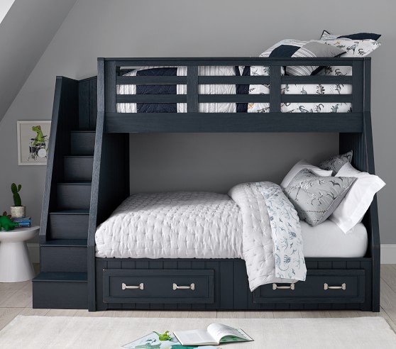 Full Size Bunk Bed With Twin On, Full Size Bunk Bed With Twin On Top