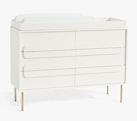 6 drawer nursery dresser