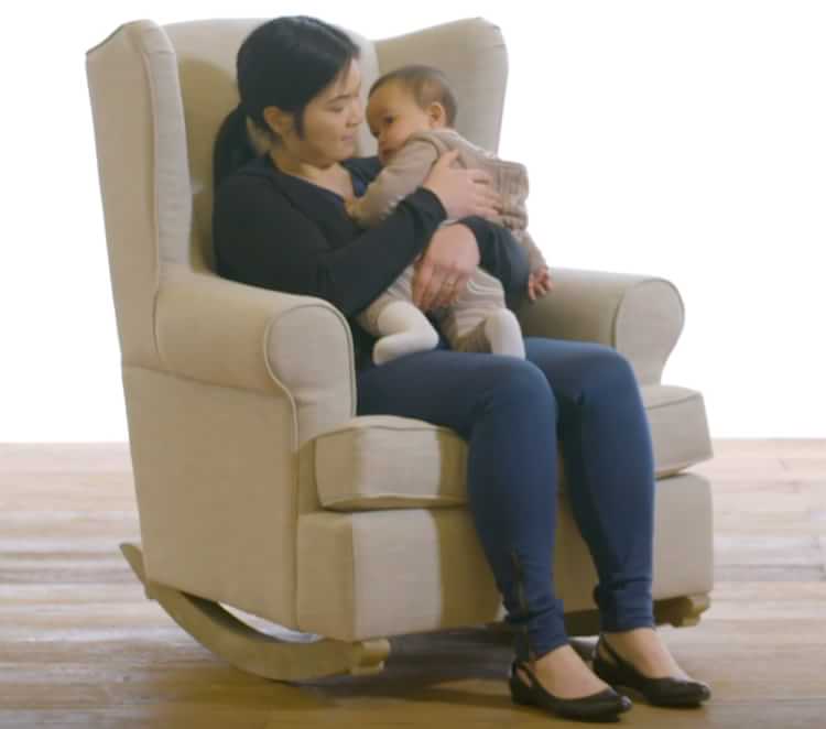 emerson convertible nursing rocker