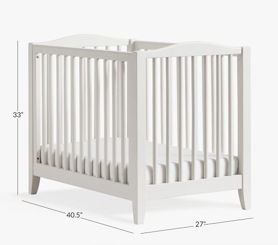 mini crib length