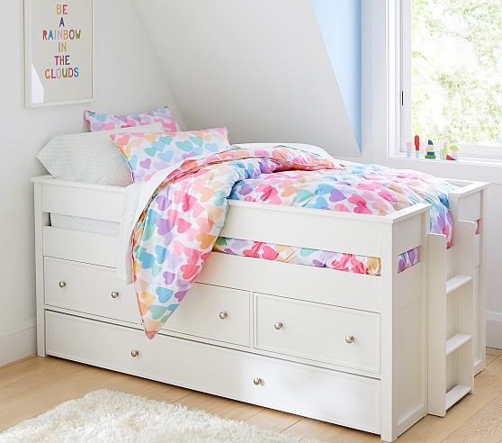 kids twin bed with trundle