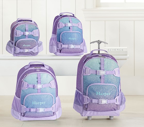 kids glitter backpack