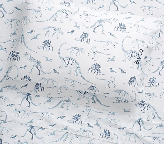 pottery barn kids dinosaur sheets