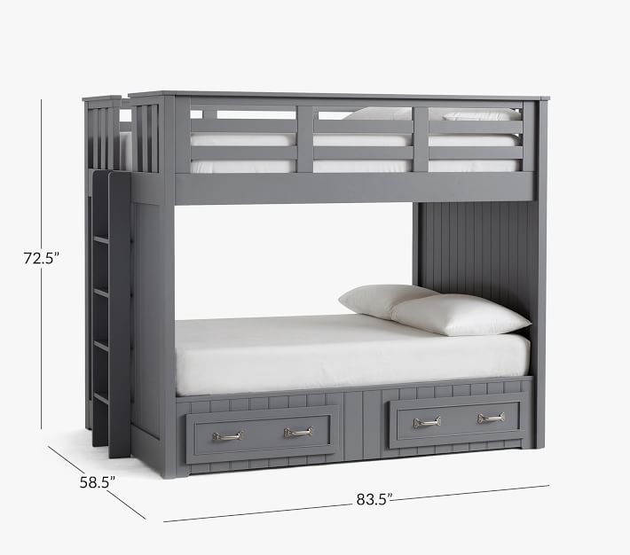Belden FullOverFull Kids Bunk Bed Pottery Barn Kids