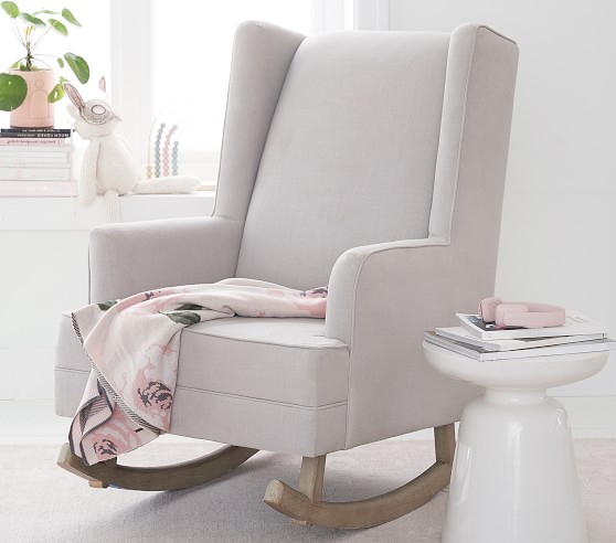 pottery barn kids wingback rocker