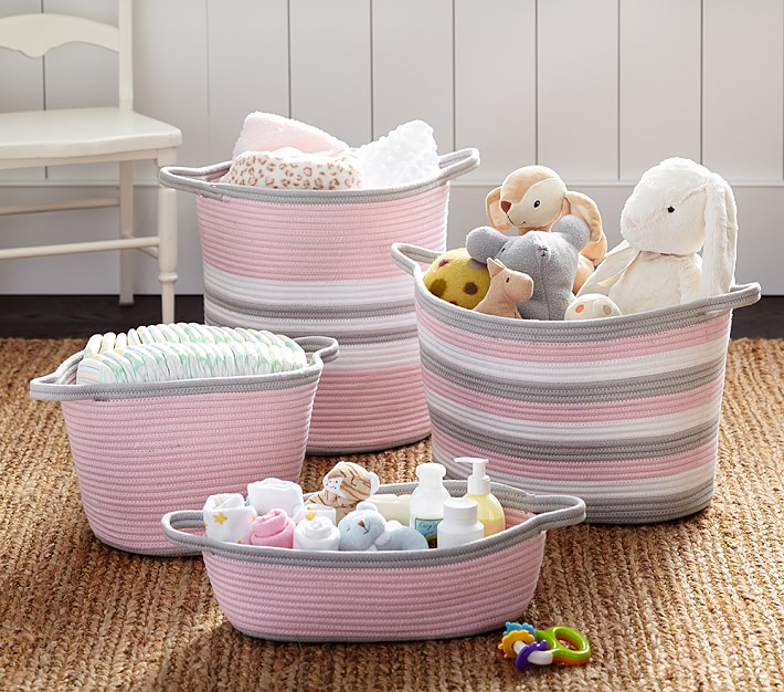 baby girl storage baskets