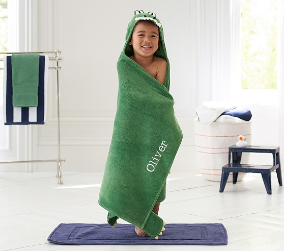 pottery barn kids hooded towel