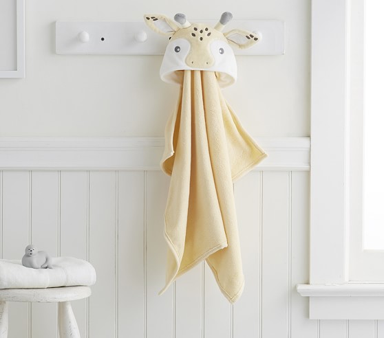 giraffe hooded towel baby