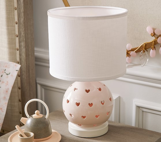 ceramic cut out table lamp