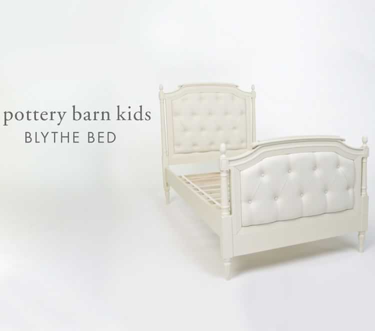pottery barn toddler bed