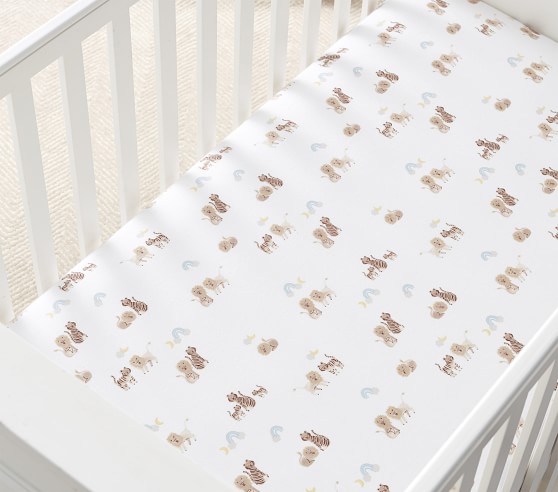 organic flannel crib sheet