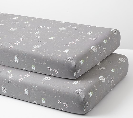 fitted crib sheet set