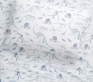monochrome dinosaur bedding