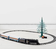 pottery barn wooden train set