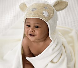 lamb hooded towel