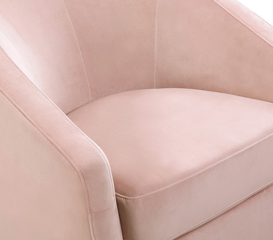 babyletto madison swivel glider pink