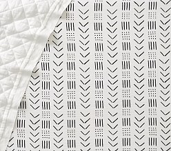 black and white crib sheets