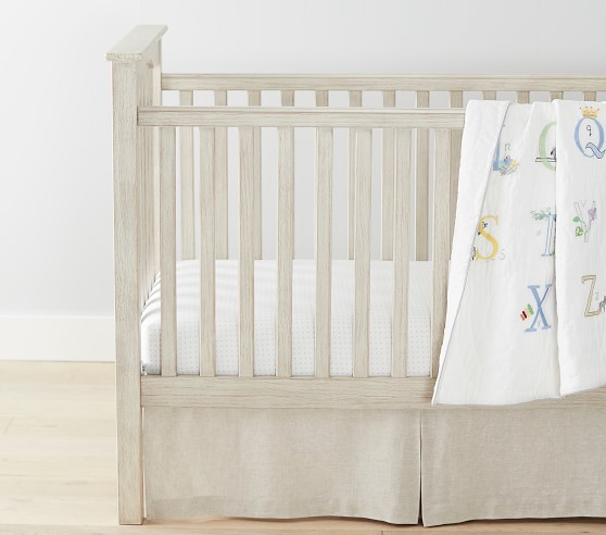 crib sheet on back seat of car