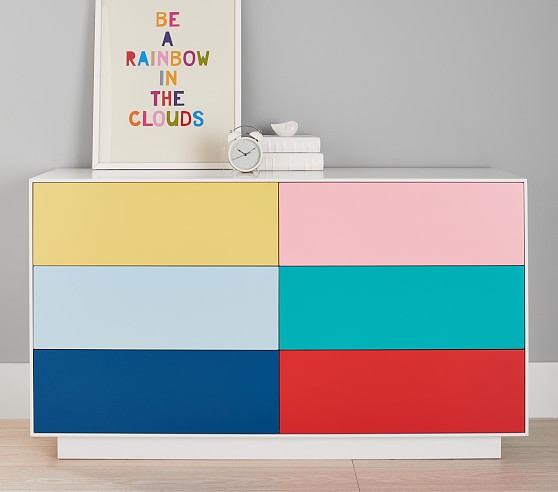 West Elm X Pbk Emilia Multi Color Dresser Pottery Barn Kids