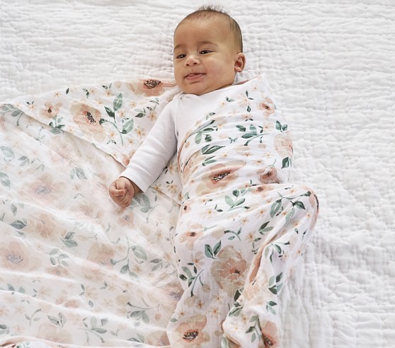pottery barn kids swaddle
