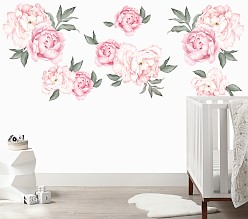 flower wall nursery decor