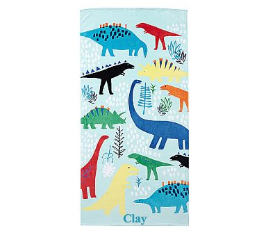 dinosaur towel