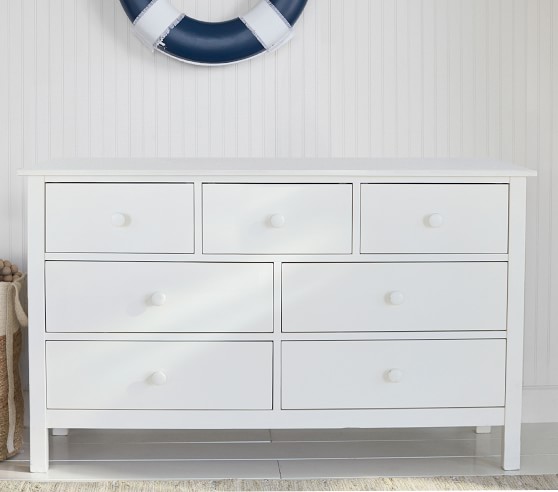 white nursery dresser