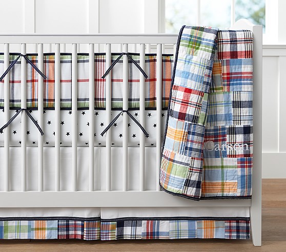 pottery barn crib bedding
