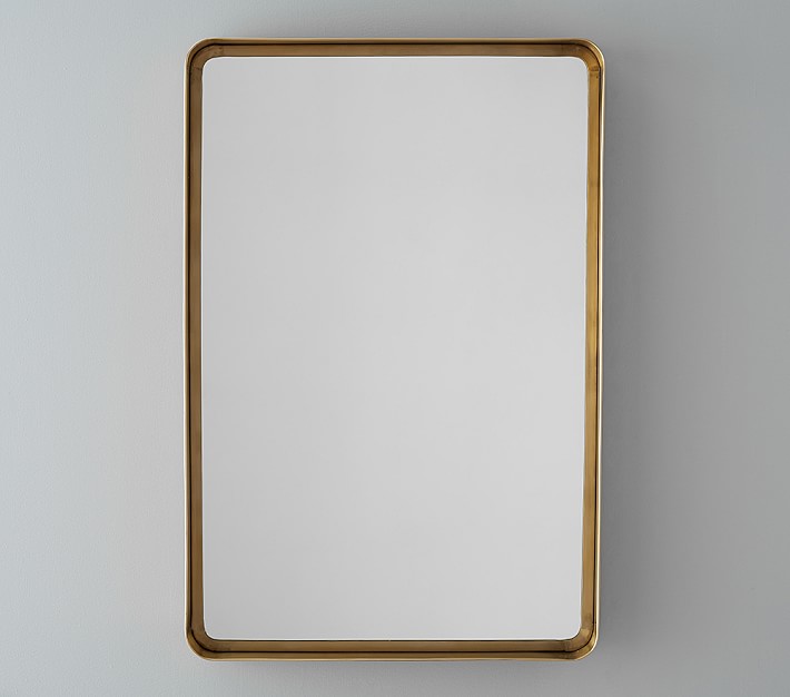 gold nursery mirror