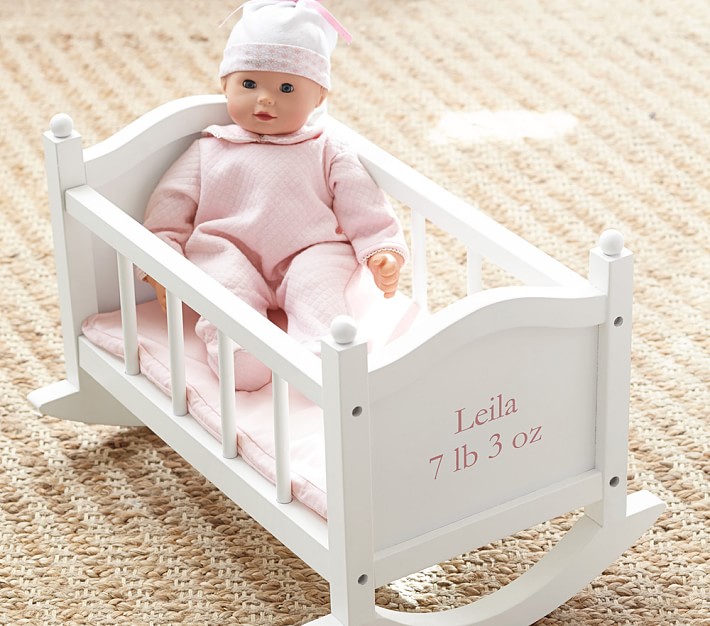 toy cots for dolls wooden