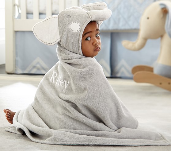 pottery barn kids baby towel