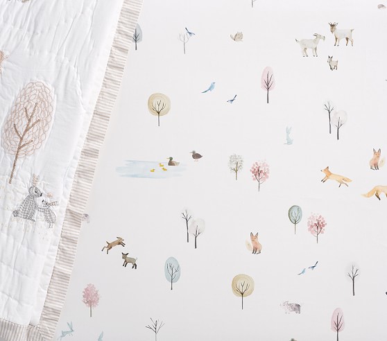 woodland cot bed fitted sheet