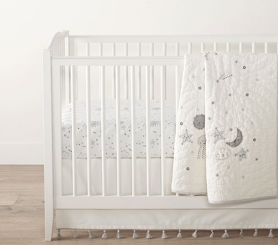 moon crib bedding
