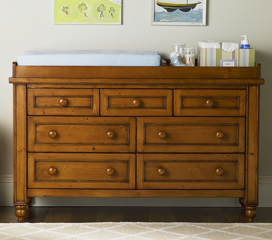 pottery barn kids changing table