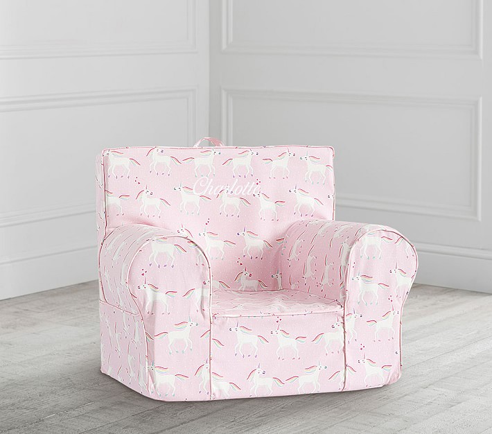 Unicorn Pink Anywhere Chair ® | Kids Armchair | Pottery Barn Kids