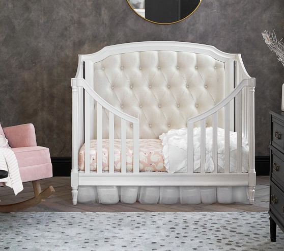 blythe upholstered convertible crib