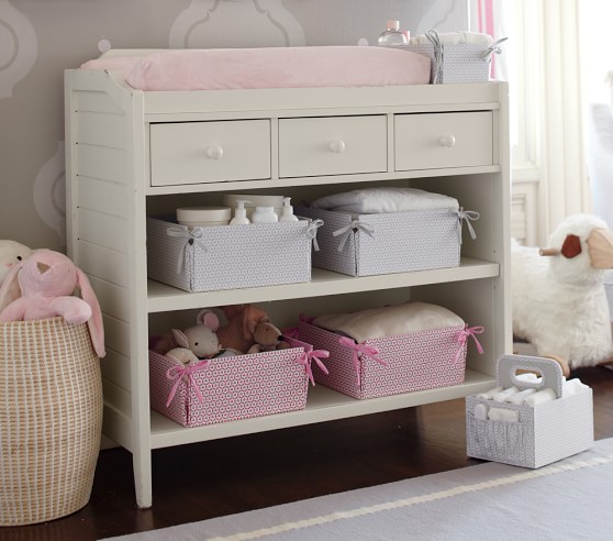 pottery barn baby dresser changing table
