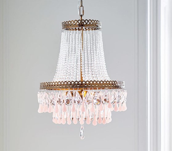 pottery barn chandelier kids