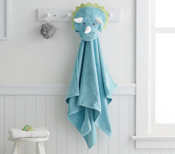 dinosaur baby towel