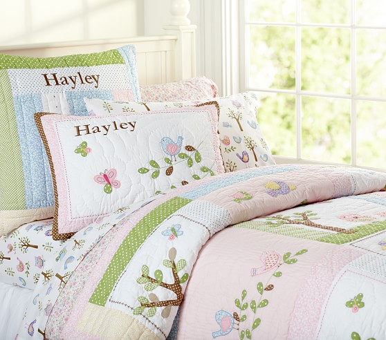 pottery barn kids girls bed