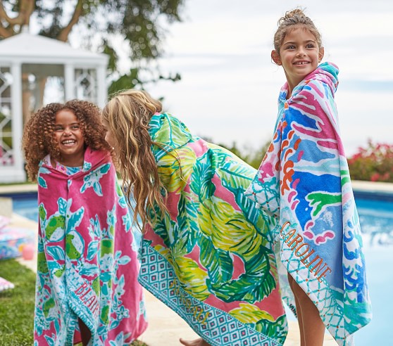 pottery barn kids hooded beach towel