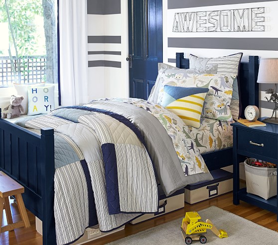 pottery barn kids dinosaur sheets