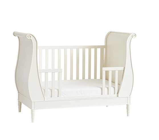 pottery barn sleigh crib