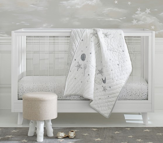 Sloan Acrylic Convertible Baby Crib 