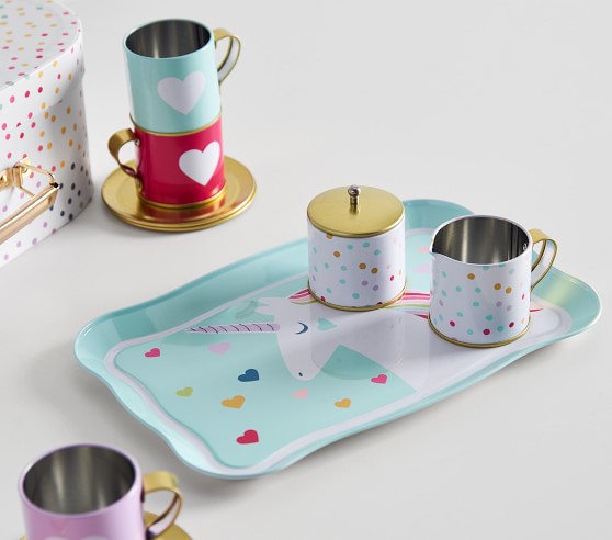 unicorn play tea set