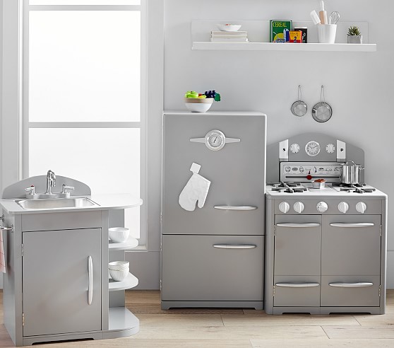 gray play kitchen