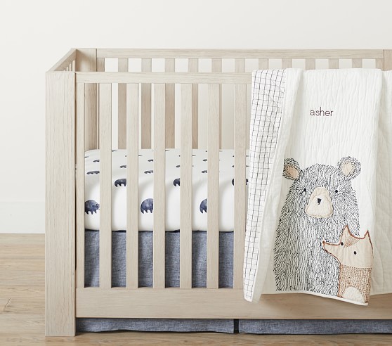 Asher Bear Baby Bedding | Crib Bedding 