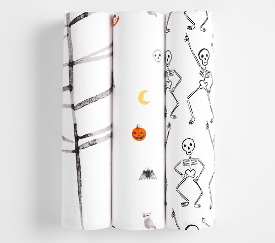 halloween muslin blanket