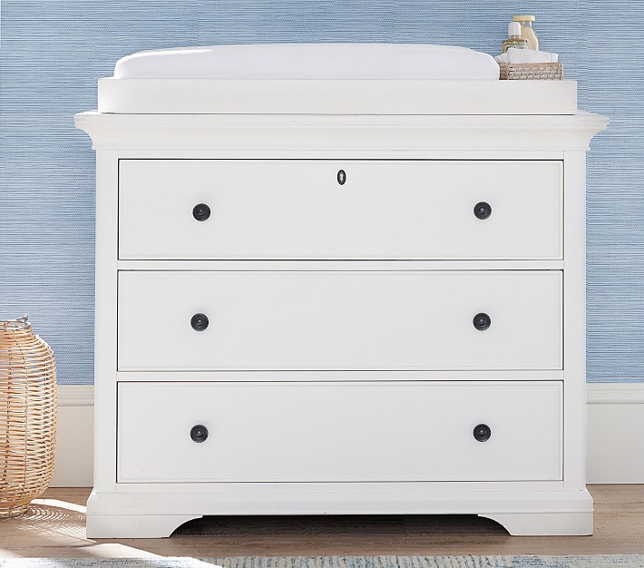 pottery barn baby dresser changing table
